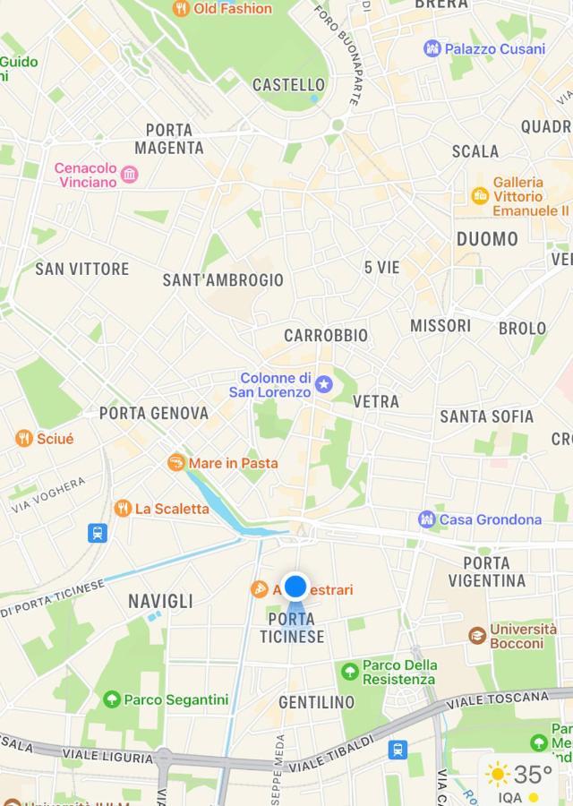 Navigli Top Floor Apartment 15 Mins From Duomo Milano Exterior foto